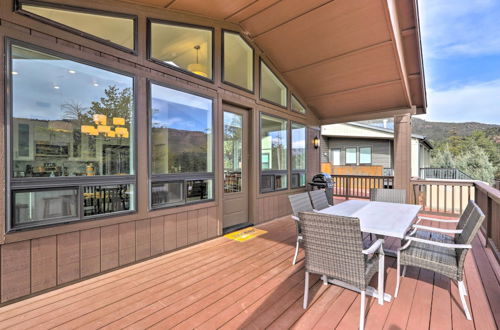 Photo 25 - Lavish Pine Cabin w/ Deck, New Hot Tub + Mtn Views