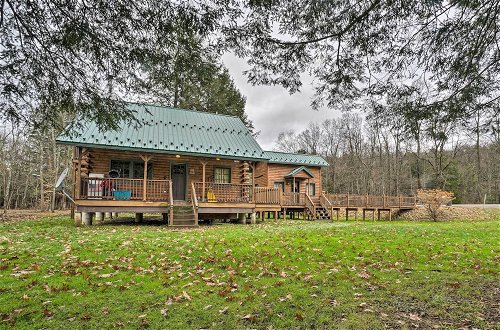 Photo 11 - Scenic Log Cabin With Fire Pit & Stocked Creek