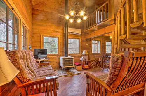 Photo 29 - Scenic Log Cabin With Fire Pit & Stocked Creek