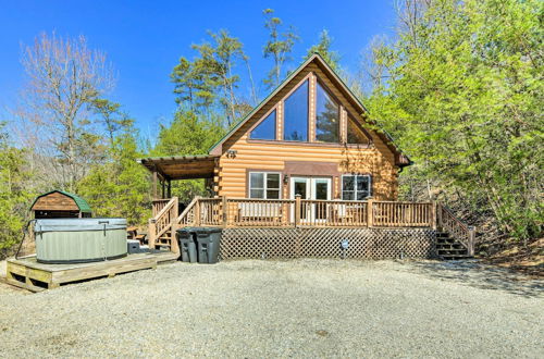 Photo 24 - Bryson City Cabin Rental w/ Mountain View, Hot Tub