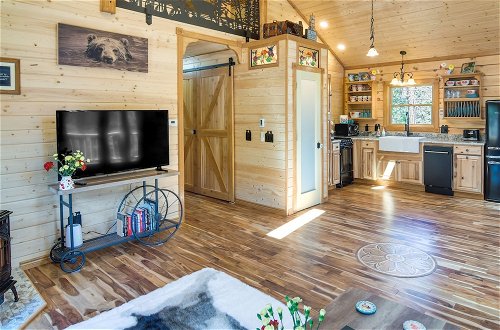 Photo 14 - Conifer Log Cabin Rental w/ Private Hot Tub & Pond