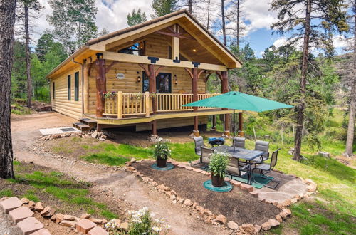 Photo 1 - Conifer Log Cabin Rental w/ Private Hot Tub & Pond