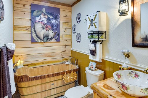 Photo 8 - Conifer Log Cabin Rental w/ Private Hot Tub & Pond