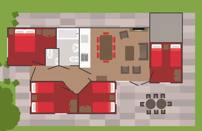 Bungalow in Netherlands With Garden Terrace - Foto 8