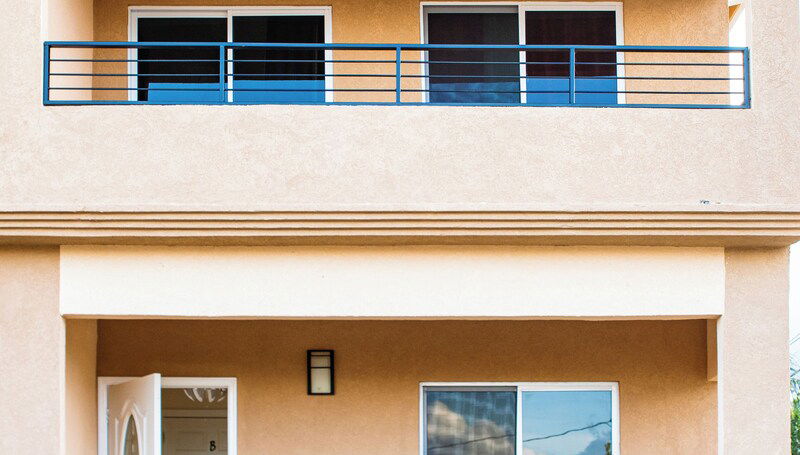 Fassade der Unterkunft