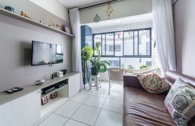 Apt 2 quartos com varanda próximo Praça Casa Forte o bairro mais agradável do Recife ARN901 - Foto 22
