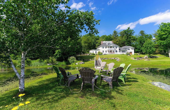 Secluded Estate w/ Guest House, Private Pond, Gym, & Movie Theater Sunny Pond - Foto 47