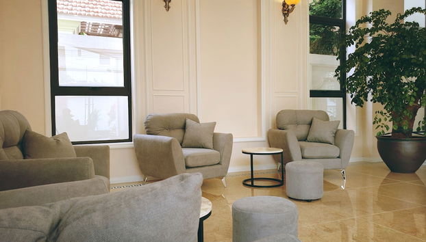 Lobby sitting area