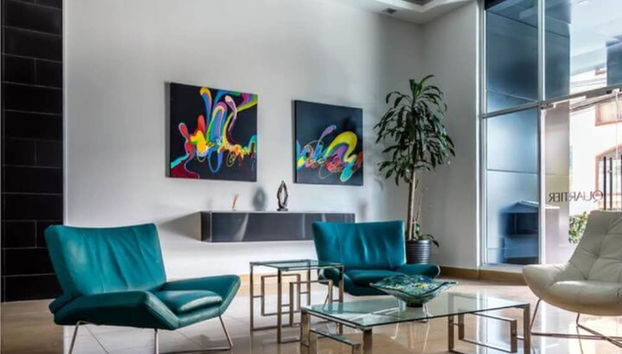 Sala de estar do lobby