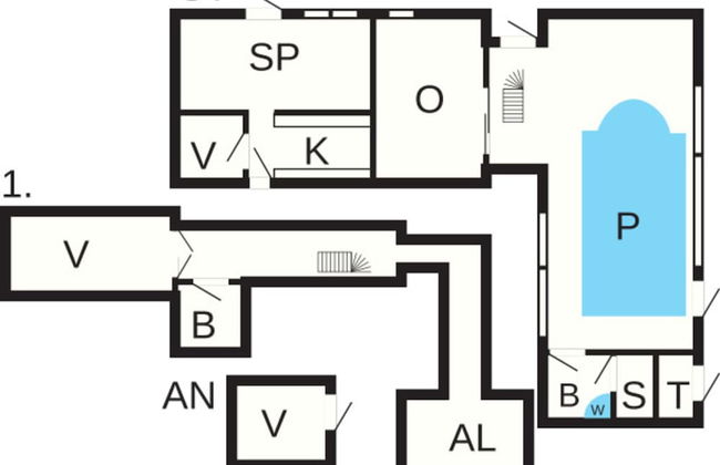8 Person Holiday Home in Hals - Foto 2