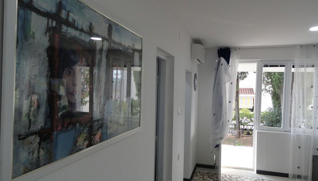 Interior entrance