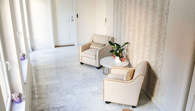 Interior entrance