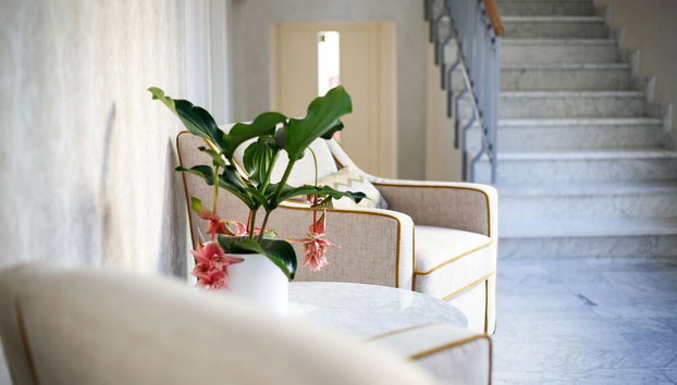 Lobby sitting area
