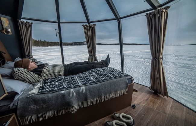 SnowLounge AuroraHut GlasIgloos IceHotel - Foto 4