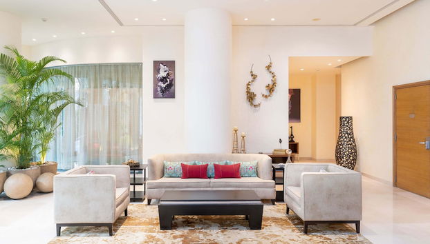 Sala de estar do lobby