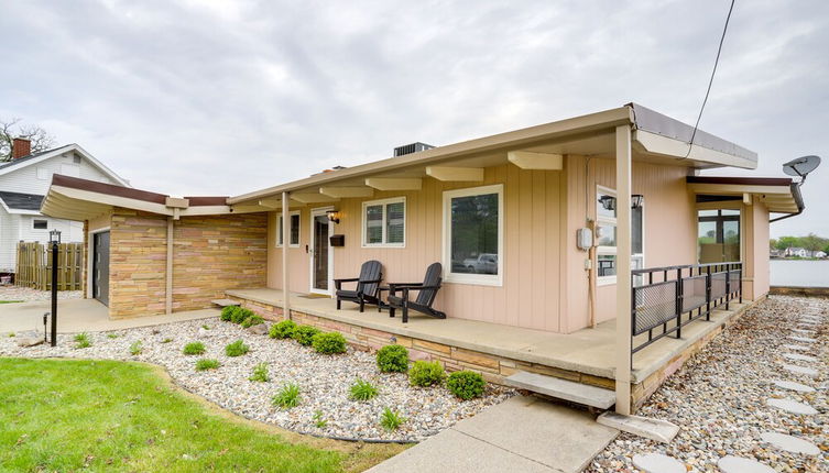 Photo 1 - Riverfront Elkhart Rental: Deck & Ping Pong Table