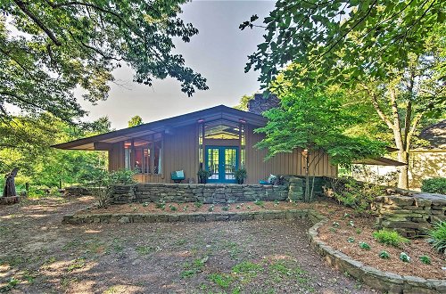 Photo 21 - Tranquil Mid-century Modern Cottage w/ Forest View