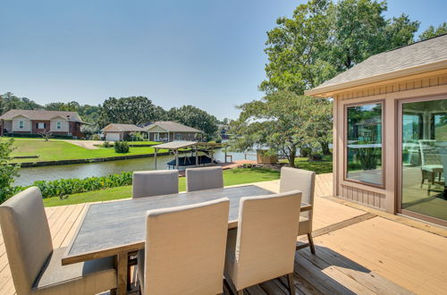 Photo 19 - Scenic Hot Springs Home: Deck w/ Water Views