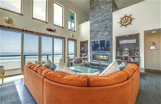 Photo 1 - Oceanfront Home w/ Hot Tub+sauna, 8 Mi. to Newport