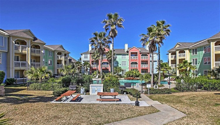 Photo 1 - Colorful Galveston Retreat Steps From Beach & Pool