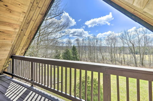 Photo 1 - Secluded Pleasant Mount Cabin w/ Deck & Fireplace