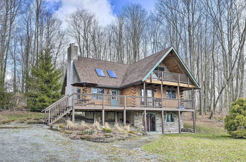 Photo 13 - Secluded Pleasant Mount Cabin w/ Deck & Fireplace