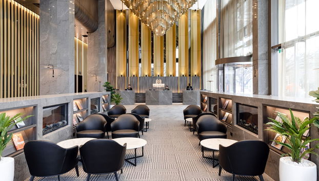 Sala de estar do lobby