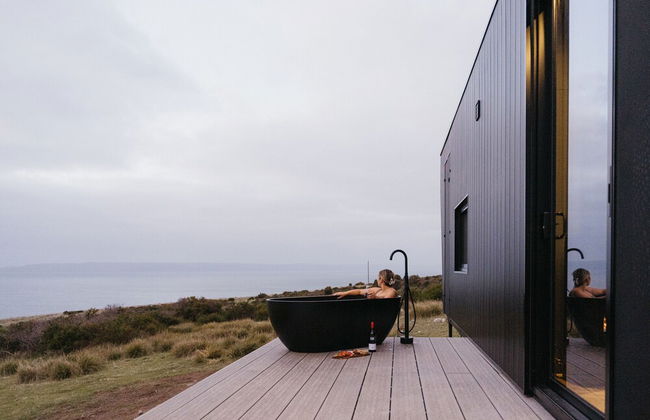 CABN Kangaroo Island Ocean View Private Off Grid Luxury Accommodation - Foto 14
