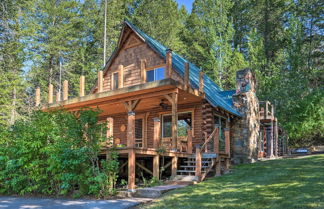 Photo 1 - Alpine Adventures: Cozy Log Cabin w/ Deck & Views