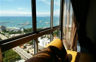 Photo 1 - 31st Floor Two Bedrooms/2baths 100% Seaview Pattaya Bay/free Strong Wifi