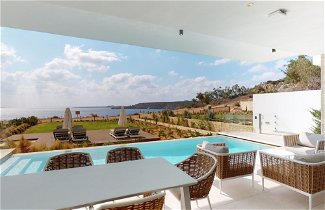 Photo 1 - Sanders Konnos Bay Nefeli - Fabulous 5-bedroom Villa On the Beach Front