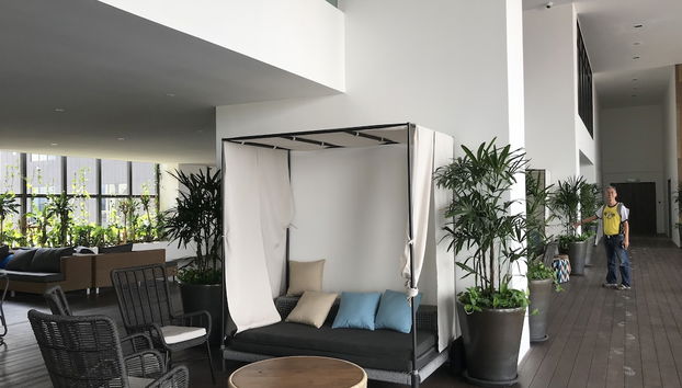Lobby sitting area