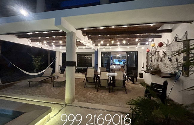 Entire House on the Seashore in Chicxulub Puerto, Yuc, Riviera Yucateca Mex - Foto 17