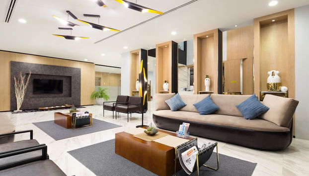 Sitzecke in der Lobby