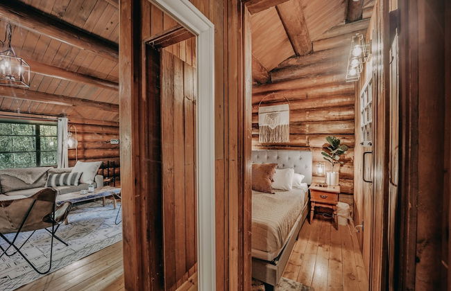 76GS - Genuine Log Cabin - WI-FI - Pets Ok - Sleeps 4 - Foto 9
