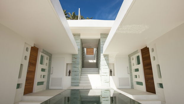 Interior entrance