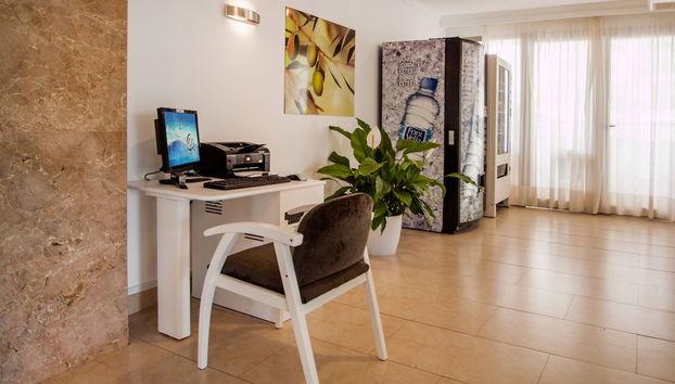 Sala de estar do lobby