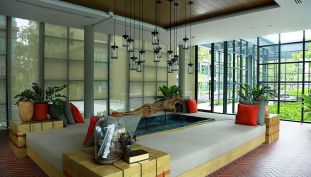 Sala de estar do lobby