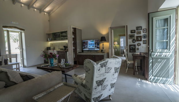 Zona de estar del vestíbulo