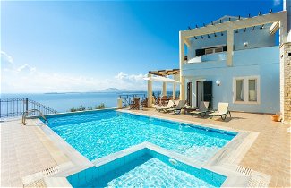 Photo 1 - Villa Georgios Large Private Pool Sea Views A C Wifi - 1035
