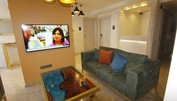 Sala de estar do lobby