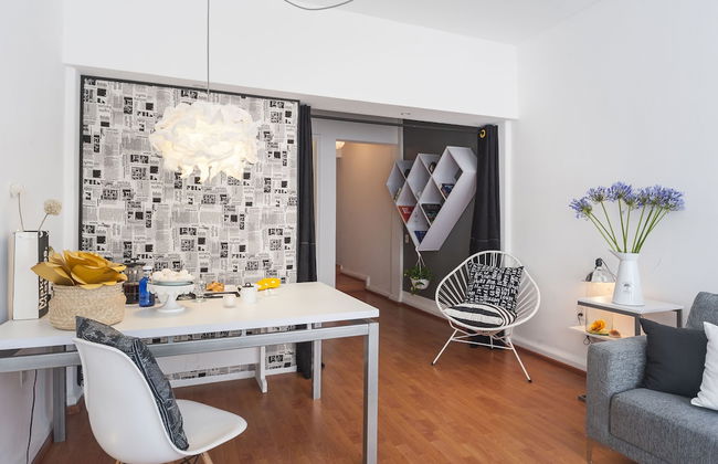 Black & White Apartment - Foto 12