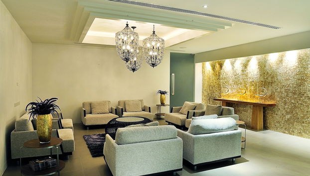 Zona de estar del vestíbulo