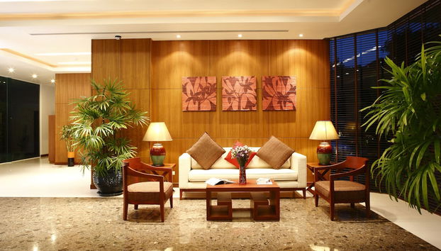 Sala de estar do lobby