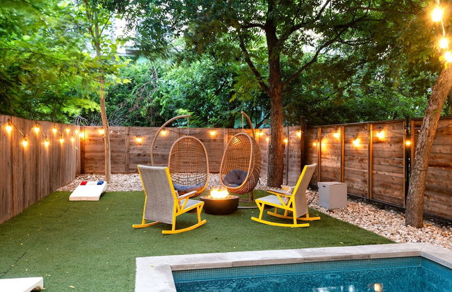 Backyard Pool Oasis Rainey Street 6 min Walk - Foto 14