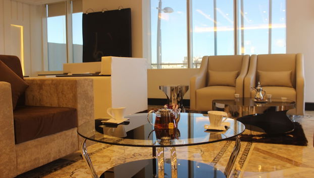 Sitzecke in der Lobby