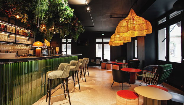 Coin salon dans le hall