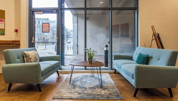 Sitzecke in der Lobby