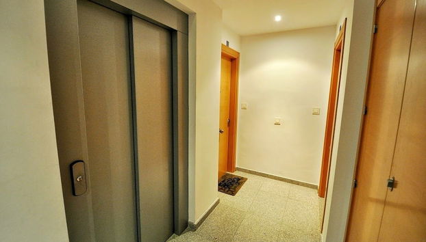 Interior entrance