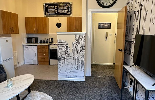 Central Glasgow Apartment - Sleeps 2 & Kitchen - Foto 12